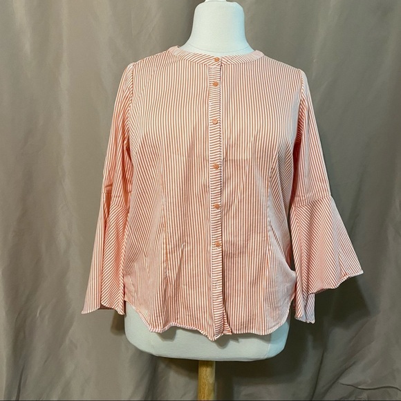 Linea by Louis Dell Olio 20W Striped Top - Picture 1 of 7